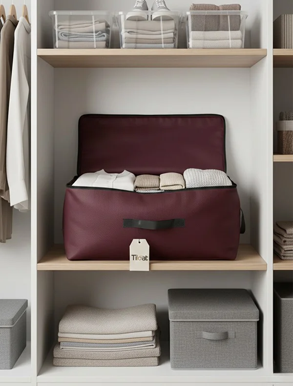 شنط تخزين الجلد