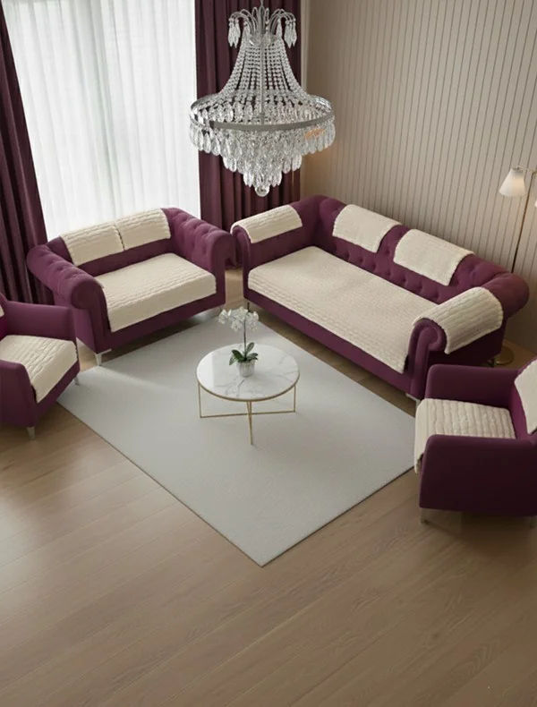 أغطية أنتريه فرو قطيفة