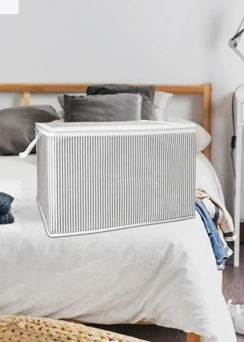 شنطة تخزين ملابس striped | عرض 3 قطع