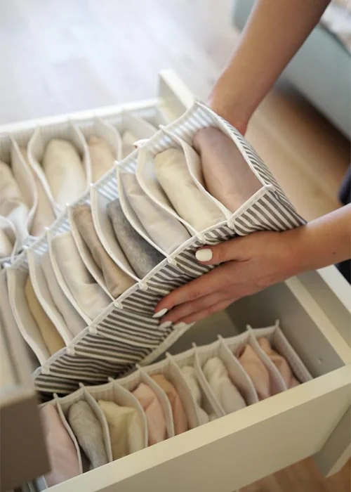 منظم أكوردين وسط 11 خانة- 3 قطع |striped