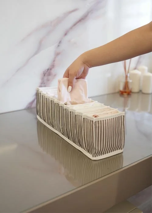 منظم أكوردين صغير 11 خانة 3 قطع | striped