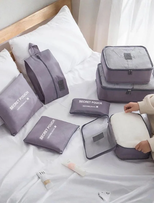 طقم منظم شنطة السفر | من 6 قطع : 9 قطع