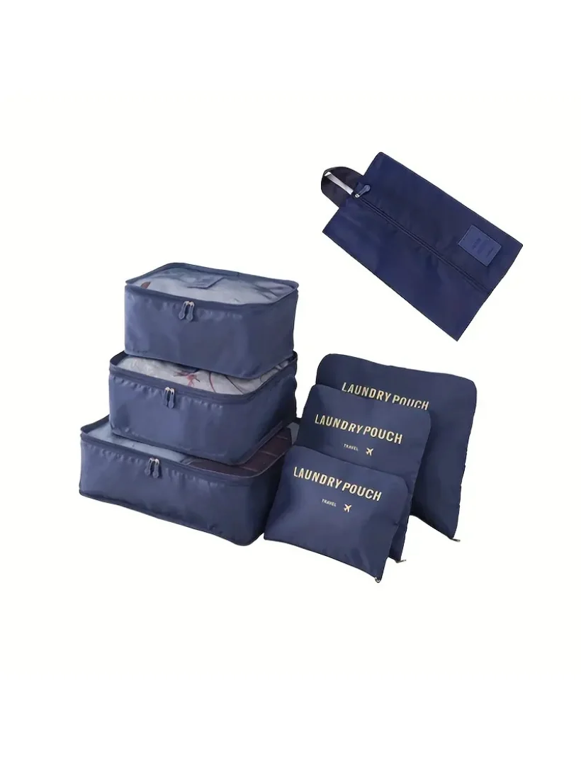 طقم منظم شنطة السفر | من 6 قطع : 9 قطع | تجربة