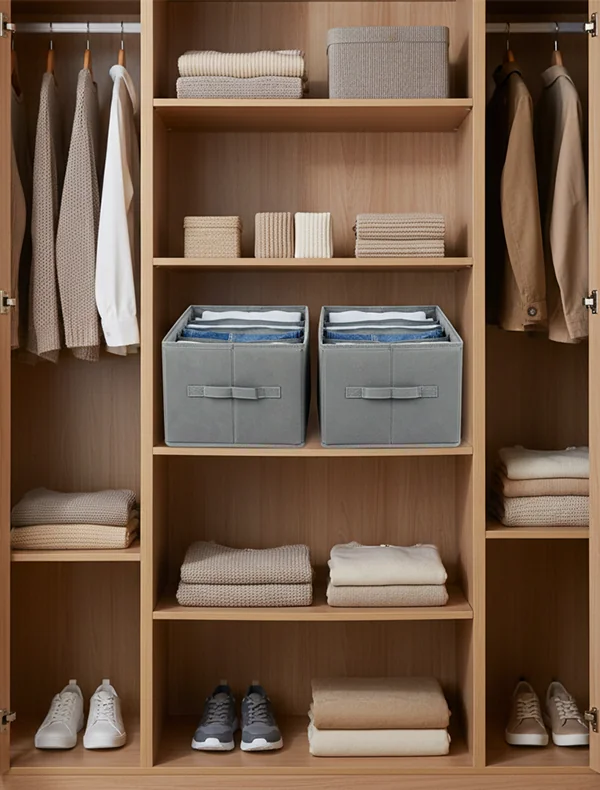 منظم الملابس للبناطيل 9 خانة