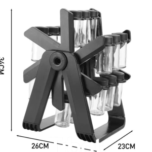 استاند التوابل الدوار بـ 18 برطمان