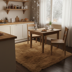 سجادة فرو مستورد كبيرة