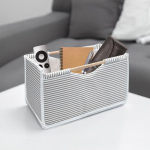 صندوق بمقبض خشبي striped | قطعتين