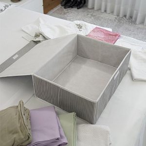 بوكس تخزين فازه striped | عرض قطعتين