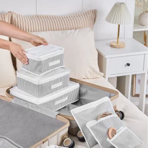 منظم حقيبة السفر | 6 قطع striped